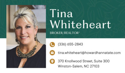 Tina Whiteheart Winston Salem NC Broker/Realtor